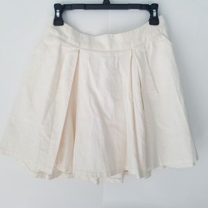UO Cooperative Cream Full Skirt with Pockets